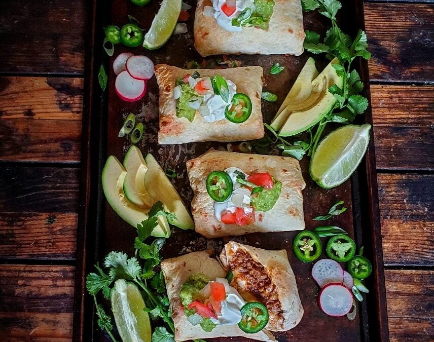 Oven Baked Chimichangas