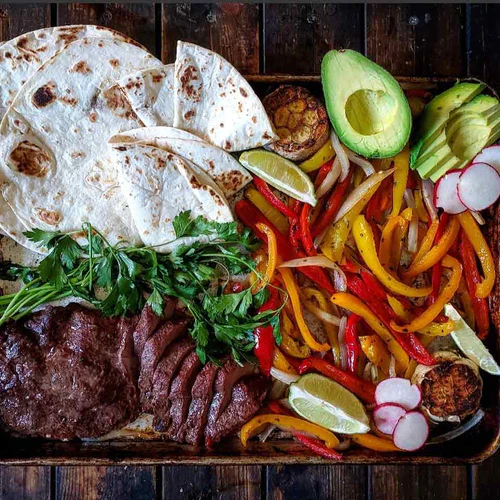 Sheet Pan Steak Fajitas